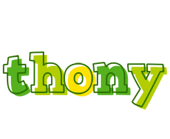 Thony juice logo