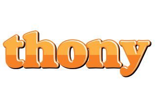 Thony orange logo