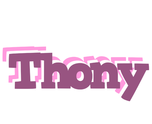 Thony relaxing logo