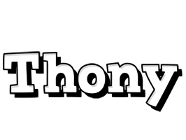 Thony snowing logo