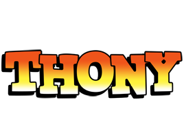 Thony sunset logo