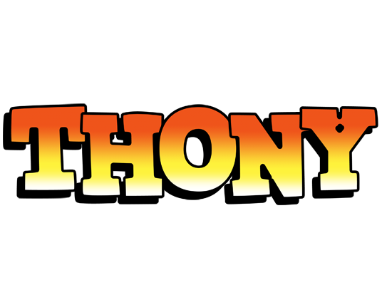 Thony sunset logo