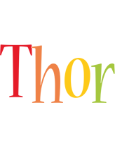Thor birthday logo
