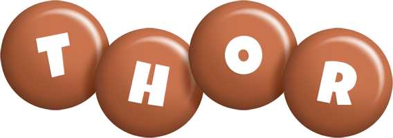 Thor candy-brown logo
