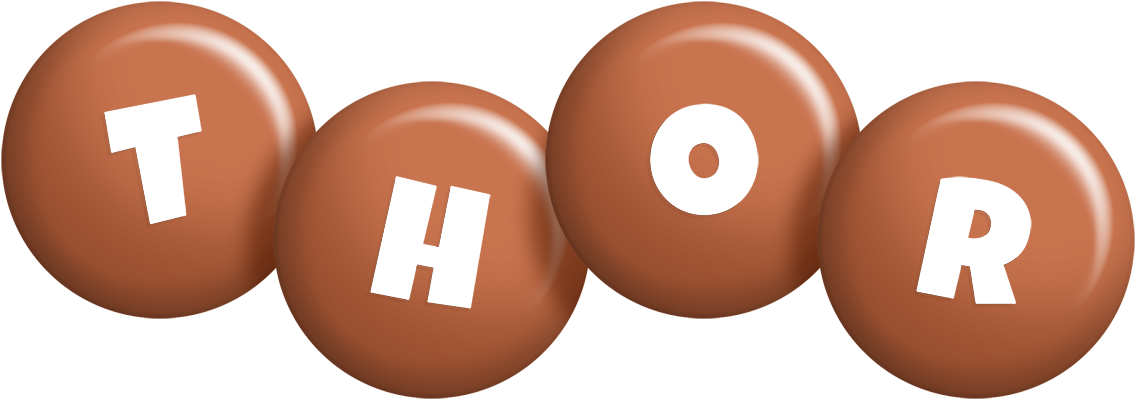 Thor candy-brown logo