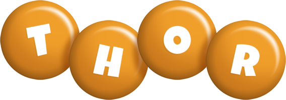 Thor candy-orange logo