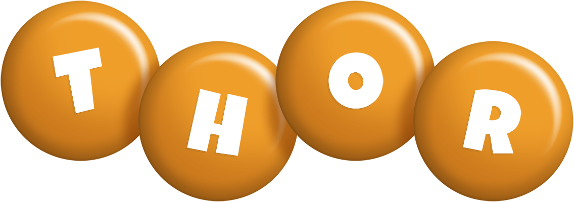 Thor candy-orange logo