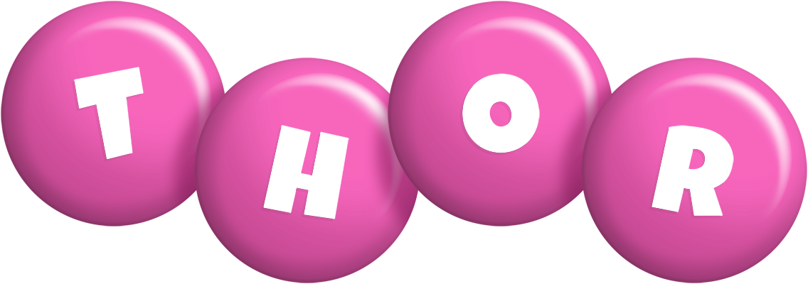 Thor candy-pink logo