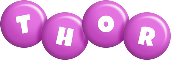 Thor candy-purple logo