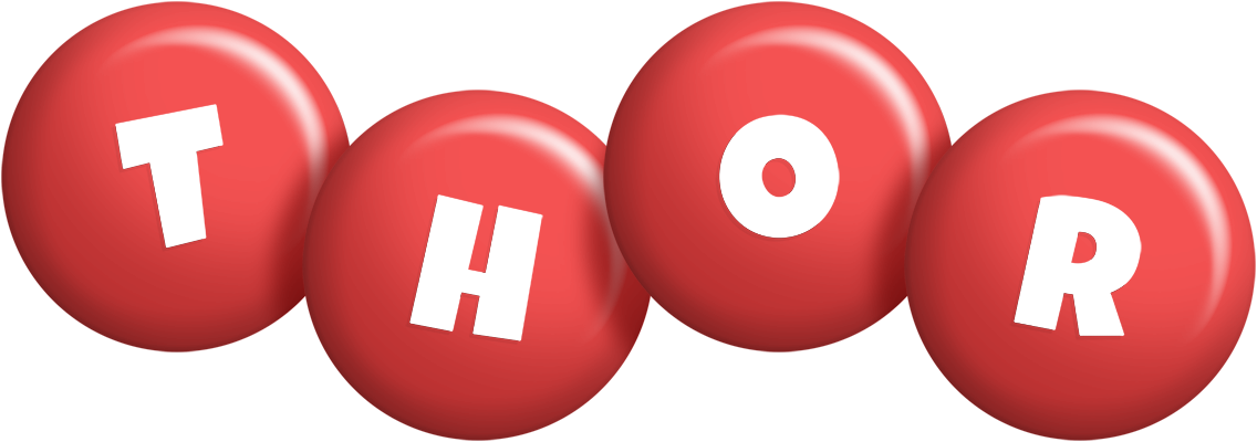 Thor candy-red logo