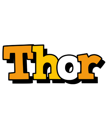 Thor cartoon logo