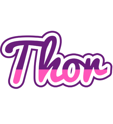 Thor cheerful logo
