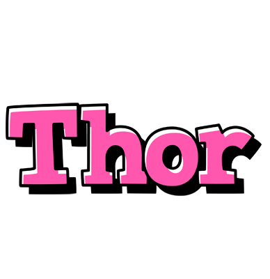 Thor girlish logo
