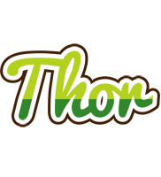 Thor golfing logo