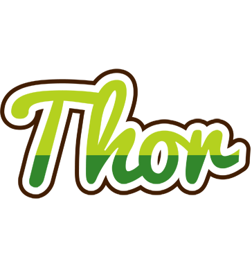 Thor golfing logo