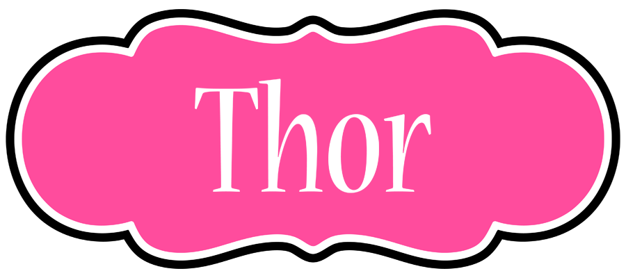 Thor invitation logo