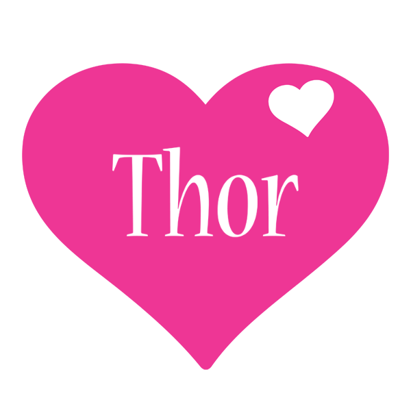 Thor love-heart logo