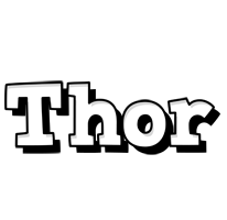 Thor snowing logo
