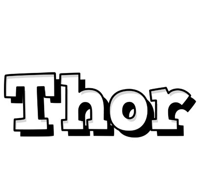 Thor snowing logo