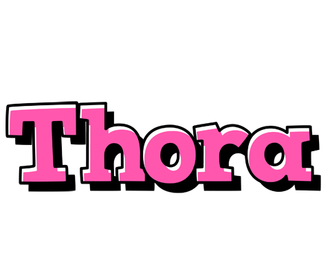 Thora girlish logo
