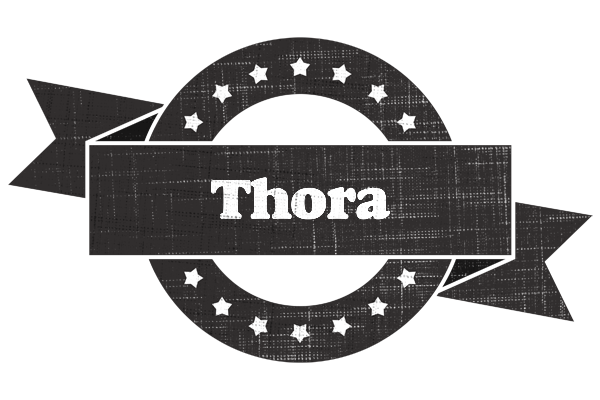 Thora grunge logo