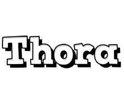 Thora snowing logo