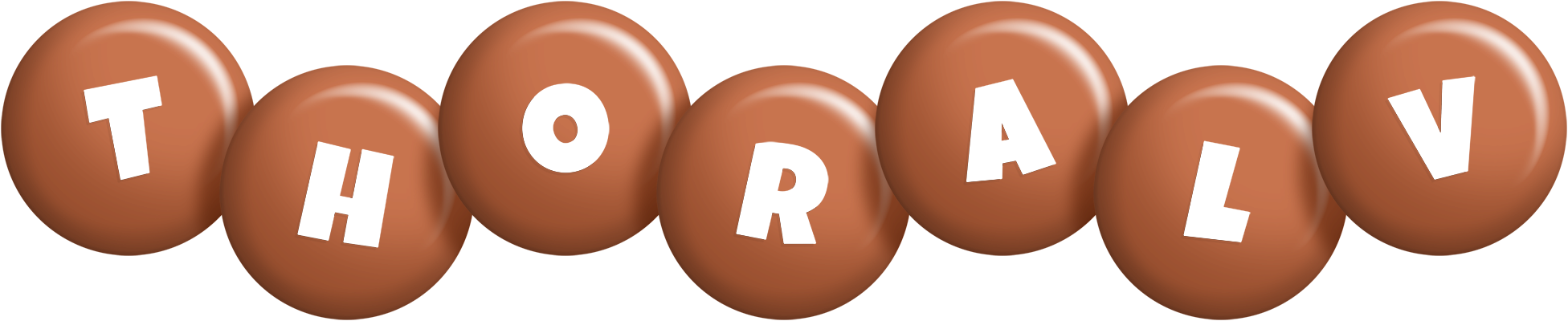 Thoralv candy-brown logo