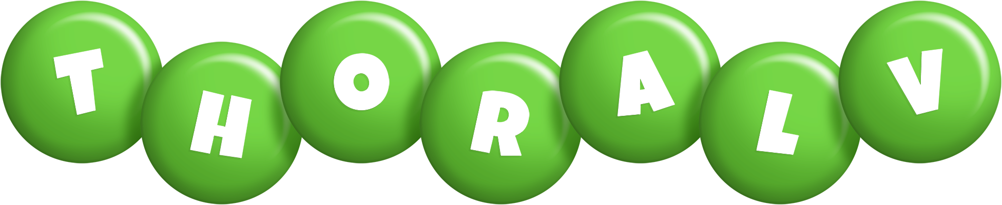 Thoralv candy-green logo
