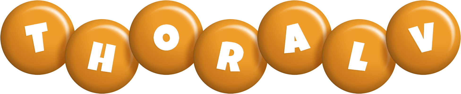 Thoralv candy-orange logo
