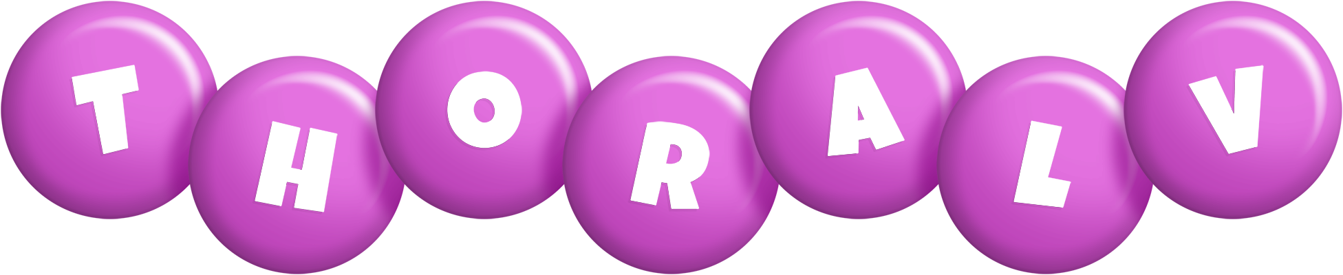 Thoralv candy-purple logo