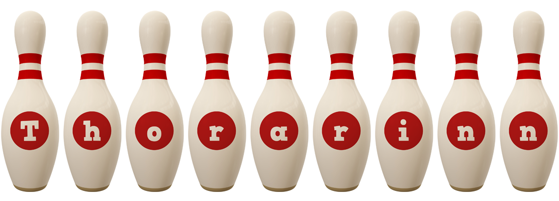 Thorarinn bowling-pin logo