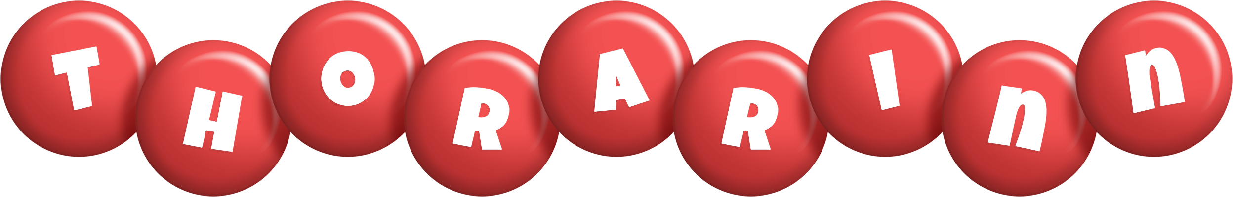 Thorarinn candy-red logo