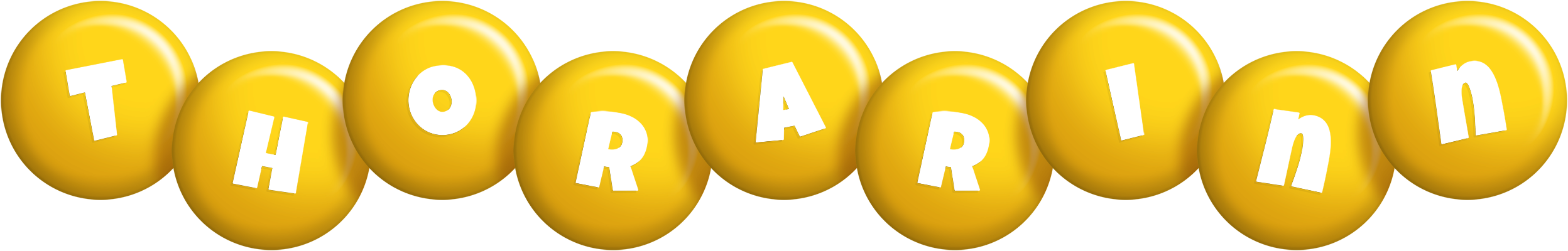 Thorarinn candy-yellow logo