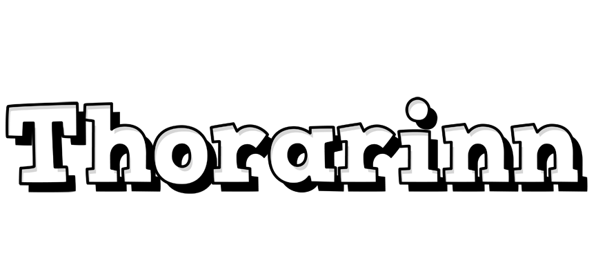 Thorarinn snowing logo