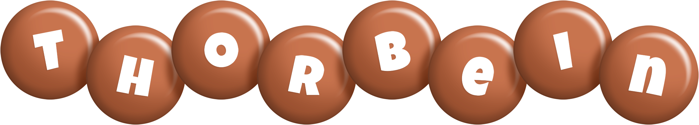Thorbein candy-brown logo