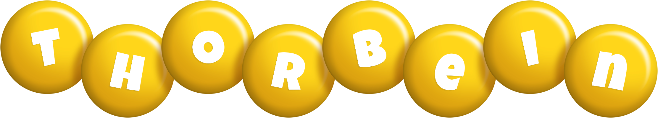 Thorbein candy-yellow logo