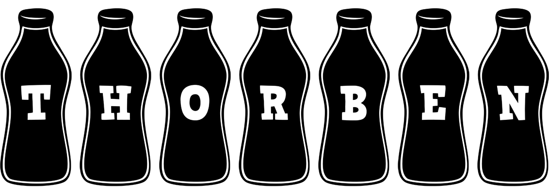 Thorben bottle logo