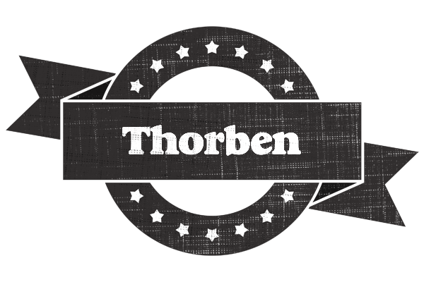 Thorben grunge logo