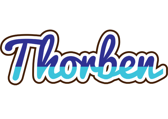 Thorben raining logo