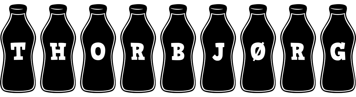 Thorbjørg bottle logo
