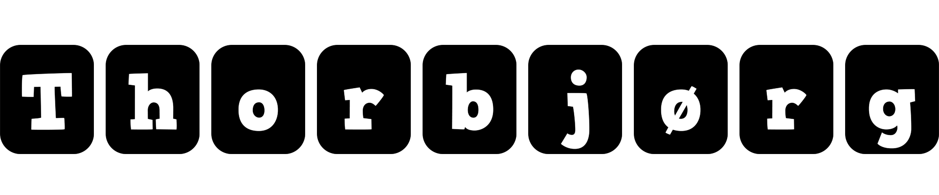 Thorbjørg box logo