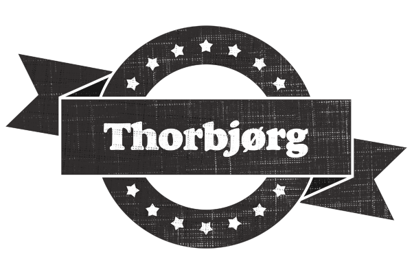 Thorbjørg grunge logo