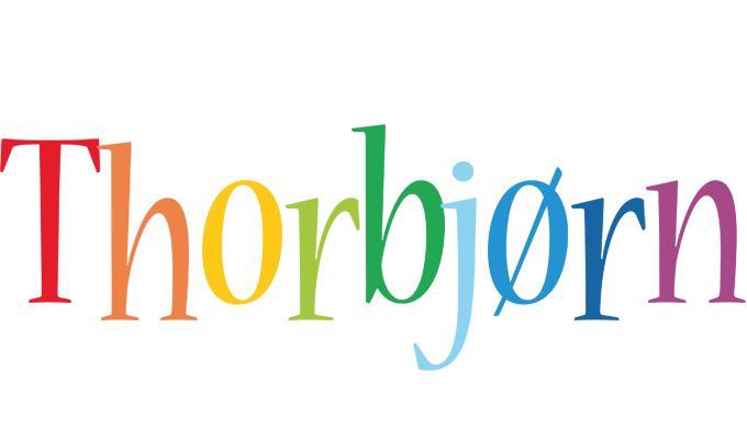 Thorbjørn birthday logo
