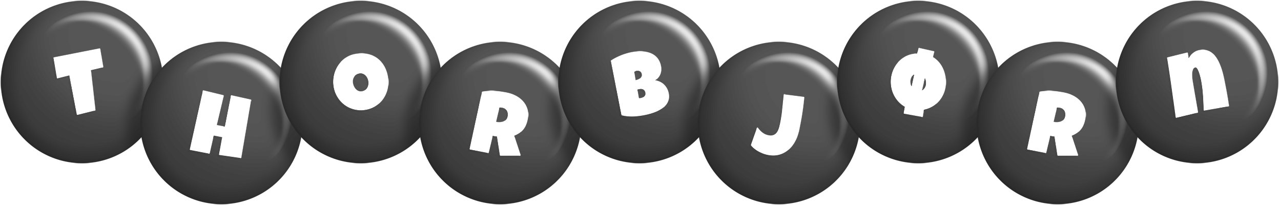 Thorbjørn candy-black logo