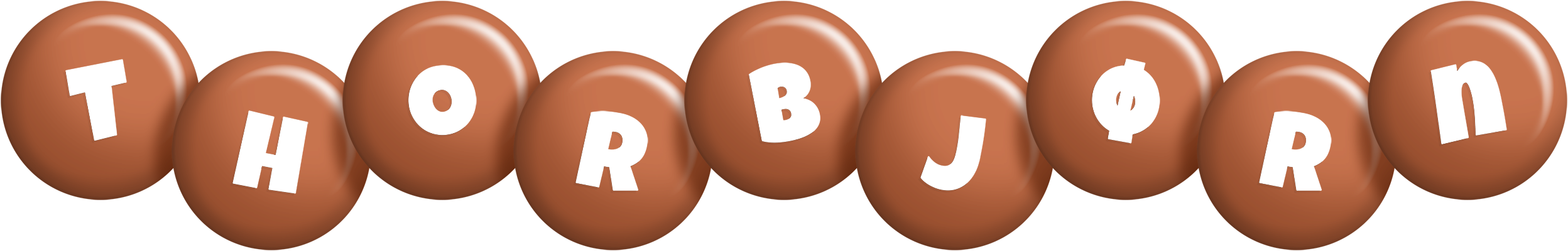 Thorbjørn candy-brown logo