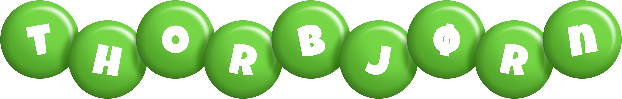 Thorbjørn candy-green logo
