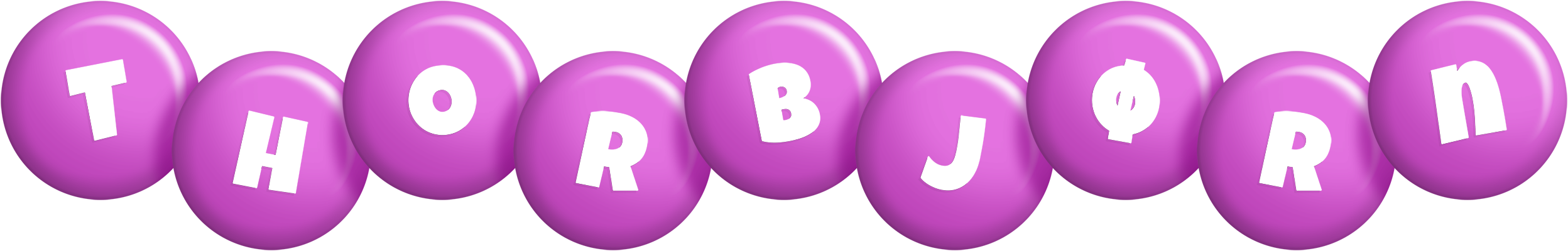 Thorbjørn candy-purple logo