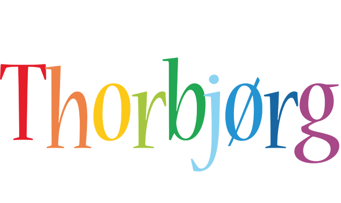 Thorbjørg birthday logo