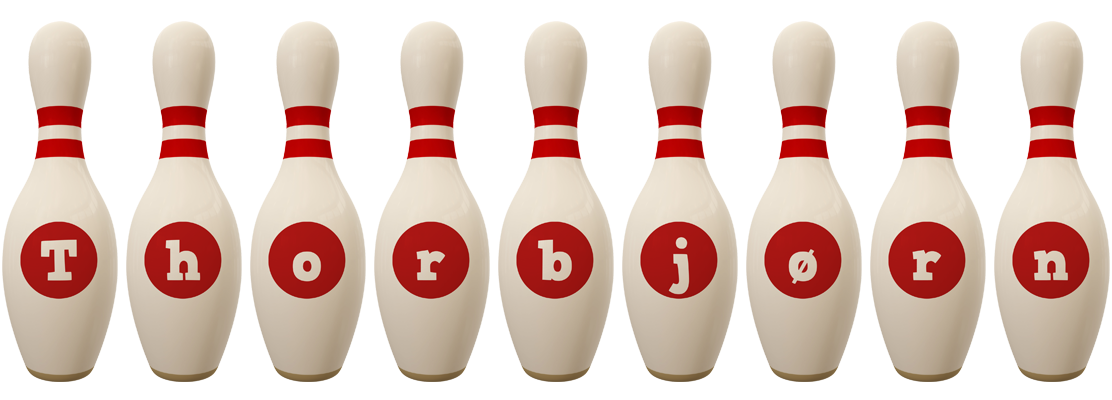 Thorbjørn bowling-pin logo