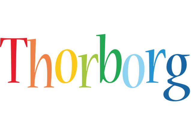 Thorborg birthday logo